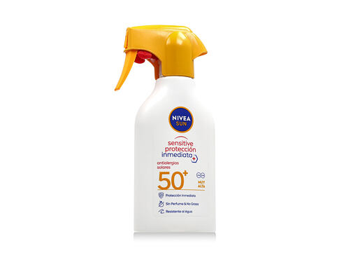 Opalovací přípravek na tělo Nivea Sun Sensitive Immediate Protect Spray SPF50+ 270 ml