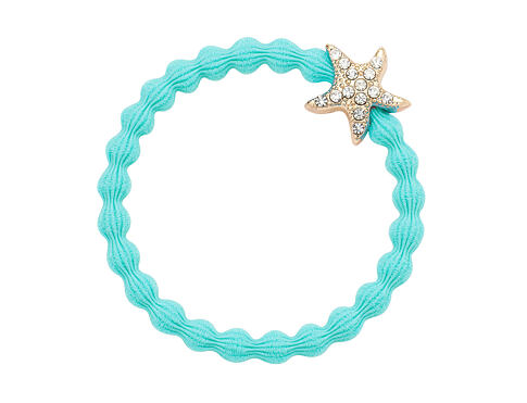 Gumička na vlasy By Eloise London Bling Charms Starfish 1 ks Turquoise