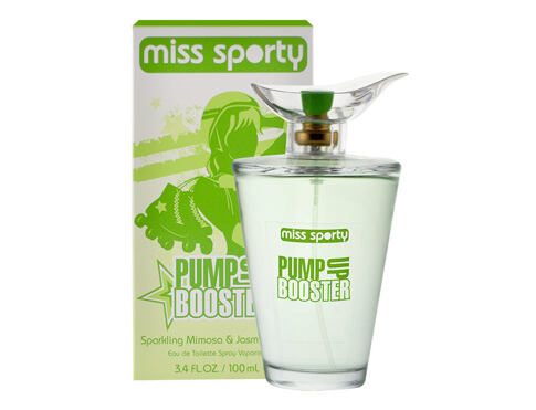 Toaletní voda Miss Sporty Pump Up Booster 100 ml poškozená krabička