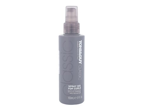 Pro podporu vln TONI&GUY Classic Spray Gel For Curls 150 ml