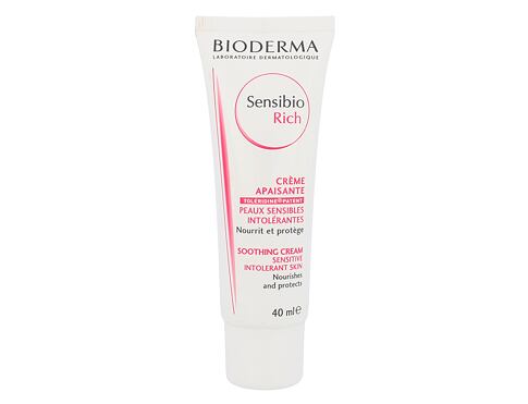 Denní pleťový krém BIODERMA Sensibio Rich Soothing Cream 40 ml poškozená krabička