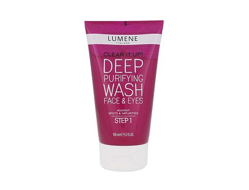 Čisticí gel Lumene Clear It Up! Deep Purifying Wash Face & Eyes 150 ml