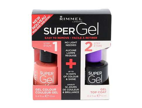 Lak na nehty Rimmel London Super Gel By Kate 12 ml 031 Perfect Posy Kazeta