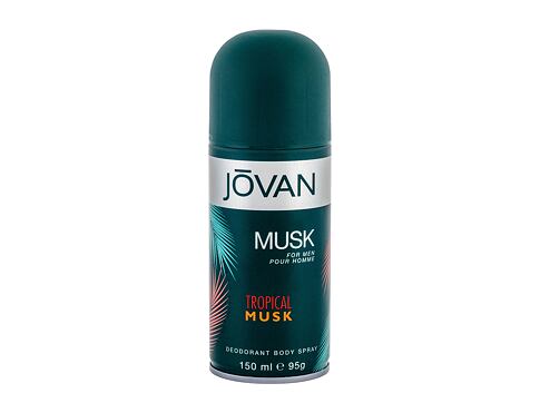 Deodorant Jövan Tropical Musk 150 ml poškozený flakon