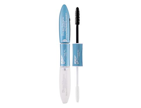 Řasenka L'Oréal Paris Double Extension Waterproof 12 ml Black