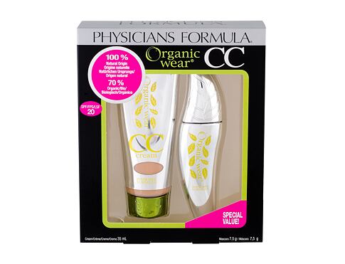 CC krém Physicians Formula Organic Wear Natural Origin CC Kit SPF20 35 ml Light/Medium Kazeta