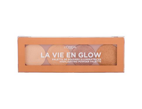 Rozjasňovač L'Oréal Paris Wake Up & Glow La Vie En Glow 5 g 001 Warm Glow