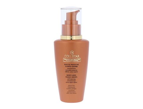 Samoopalovací přípravek Collistar Tan Without Sunshine Body Legs Magic Drops Self Tanning 125 ml poškozená krabička