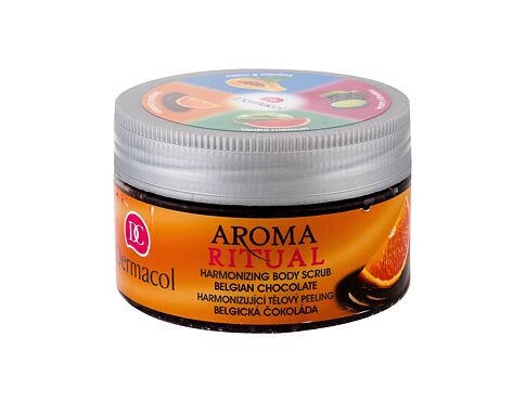 Tělový peeling Dermacol Aroma Ritual Belgian Chocolate 200 ml