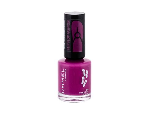 Lak na nehty Rimmel London 60 Seconds Flip Flop 8 ml 336 Violet En Vogue