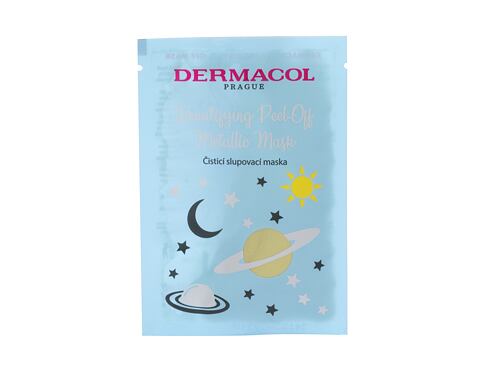 Pleťová maska Dermacol Beautifying Peel-off Metallic Mask  Cleansing 15 ml