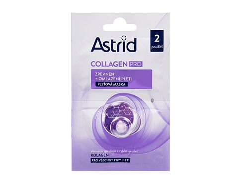 Pleťová maska Astrid Collagen PRO 16 ml