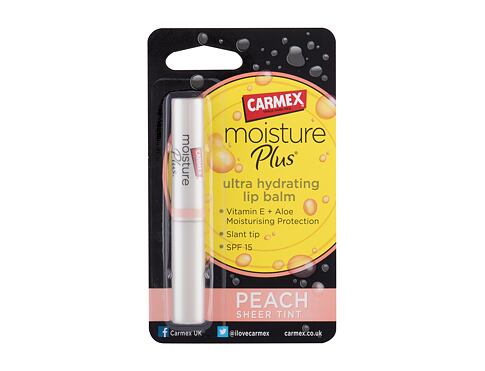 Balzám na rty Carmex Moisture Plus SPF15 2 g Peach