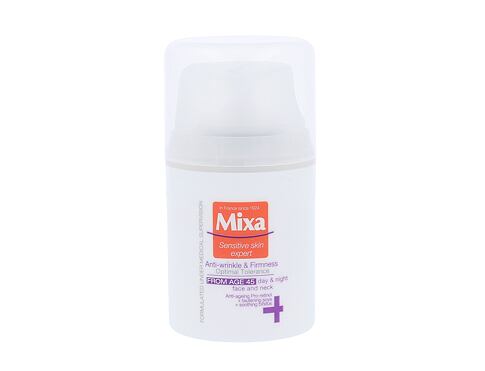 Denní pleťový krém Mixa Optimal Tolerance Anti-Wrinkle & Radiance Cream 45+ 50 ml poškozená krabička