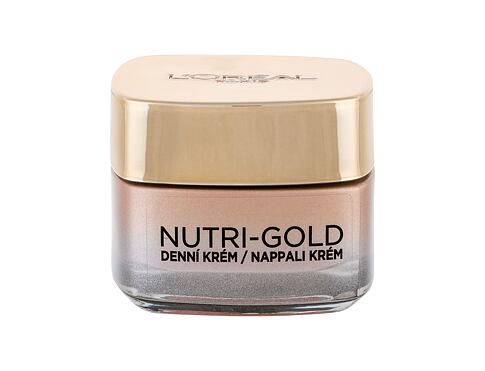 Denní pleťový krém L'Oréal Paris Nutri-Gold 50 ml poškozená krabička