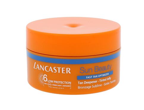 Opalovací přípravek na tělo Lancaster Sun Beauty Tan Deepener Tinted Jelly SPF6 200 ml poškozená krabička