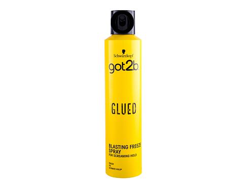 Lak na vlasy Schwarzkopf Got2b Glued Blasting Freeze Spray 300 ml poškozený flakon
