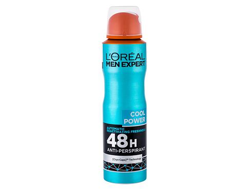 Antiperspirant L'Oréal Paris Men Expert Cool Power 48H 150 ml poškozený flakon