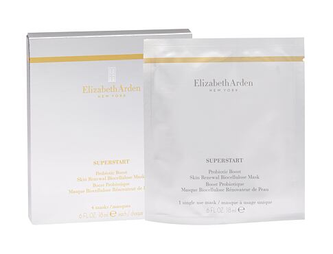 Pleťová maska Elizabeth Arden Superstart Probiotic Boost Biocellulose Mask 18 ml poškozená krabička