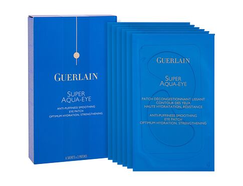 Pleťová maska Guerlain Super Aqua Eye Patches 6x2 ks poškozená krabička