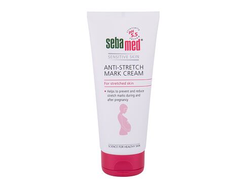 Proti celulitidě a striím SebaMed Sensitive Skin Anti-Stretch Mark 200 ml poškozená krabička
