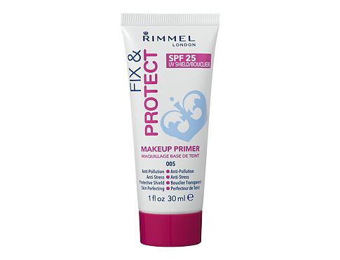 Podklad pod make-up Rimmel London Fix & Protect Makeup Primer SPF25 30 ml 005