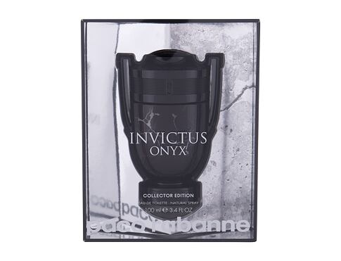 Toaletní voda Paco Rabanne Invictus Onyx Collector Edition 100 ml poškozená krabička