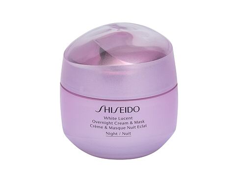 Noční pleťový krém Shiseido White Lucent Overnight Cream & Mask 75 ml poškozená krabička