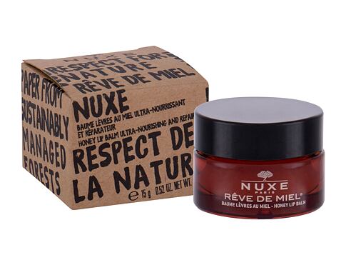 Balzám na rty NUXE Rêve de Miel Respect For Nature Edition 15 g poškozená krabička