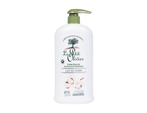 Sprchový krém Le Petit Olivier Shower Cotton Milk 750 ml