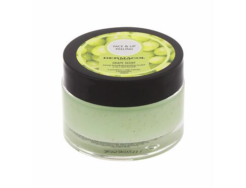 Peeling Dermacol Face & Lip Peeling Grape Scent 50 g