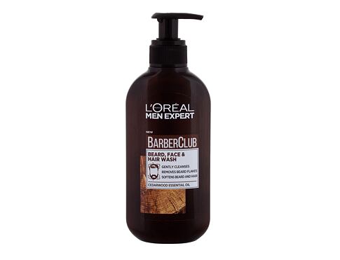 Šampon na vousy L'Oréal Paris Men Expert Barber Club Beard, Face & Hair Wash 200 ml