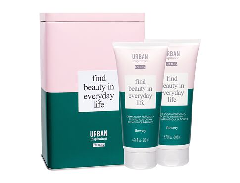Sprchový gel Pupa Urban Inspiration Flowery 200 ml poškozená krabička Kazeta