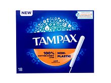 Tampon Tampax Non-Plastic Super Plus 18 ks poškozená krabička