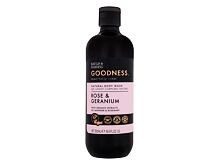 Sprchový gel Baylis & Harding Goodness Rose & Geranium Natural Body Wash 500 ml