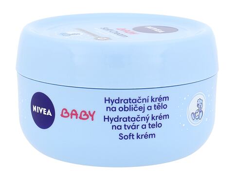 Denní pleťový krém Nivea Baby Soft Cream 200 ml poškozený obal