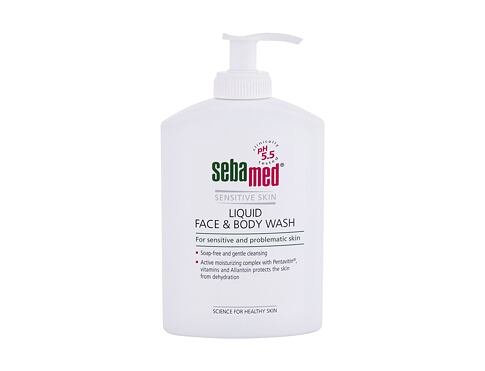 Tekuté mýdlo SebaMed Sensitive Skin Face & Body Wash 300 ml